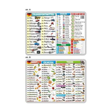 Podkładka edukacyjna Visual System Język niemiecki #2